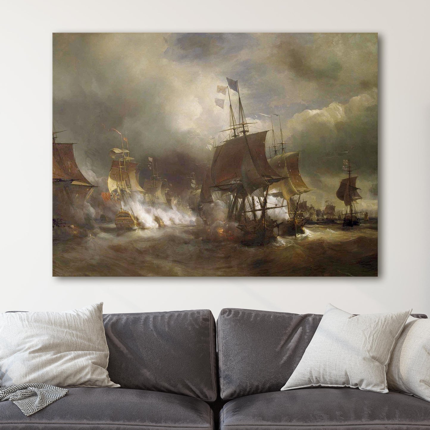 HMS Victory and Battle of Ushant (1778)