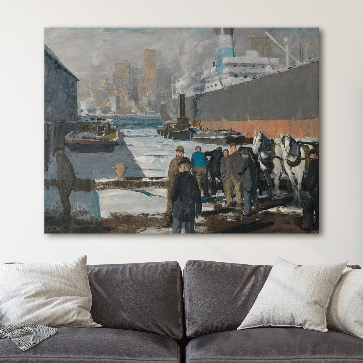 Men of the Docks, 1912 - George Bellows