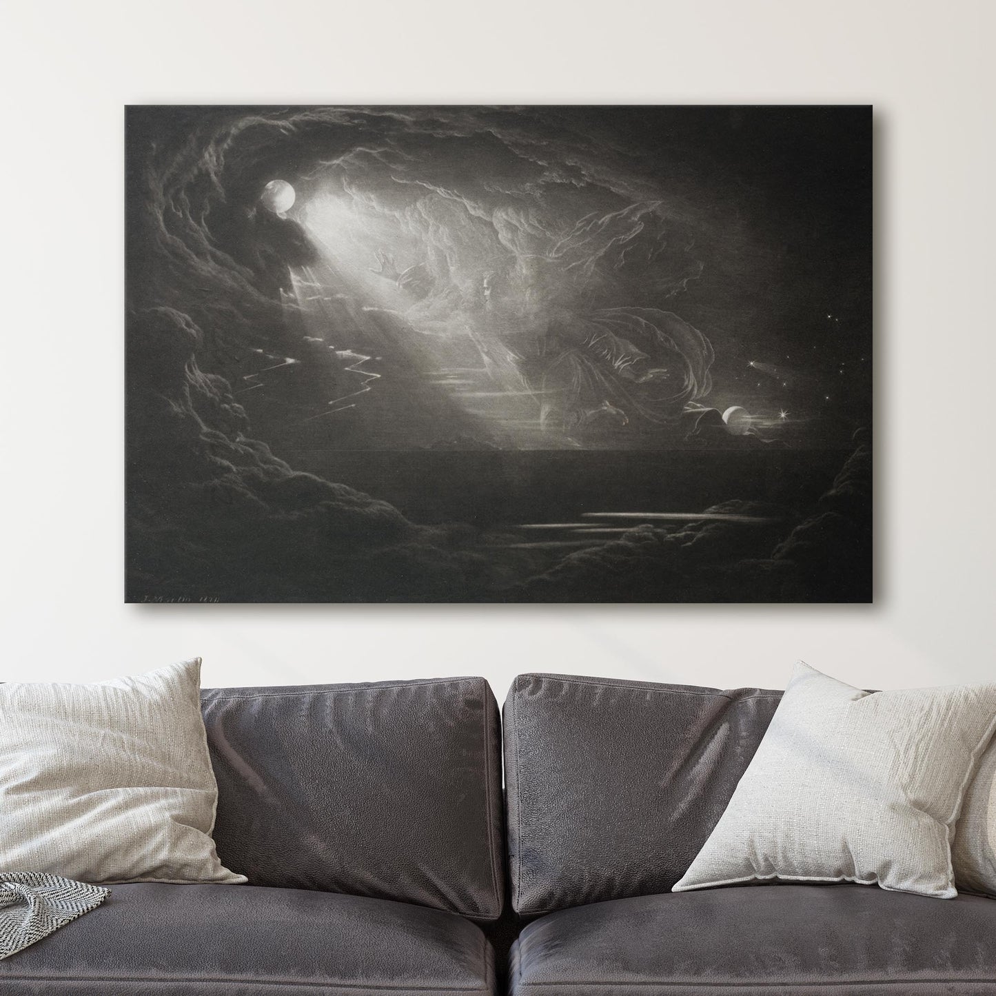 Paradise Lost; The Creation of Light (1824) - John Martin