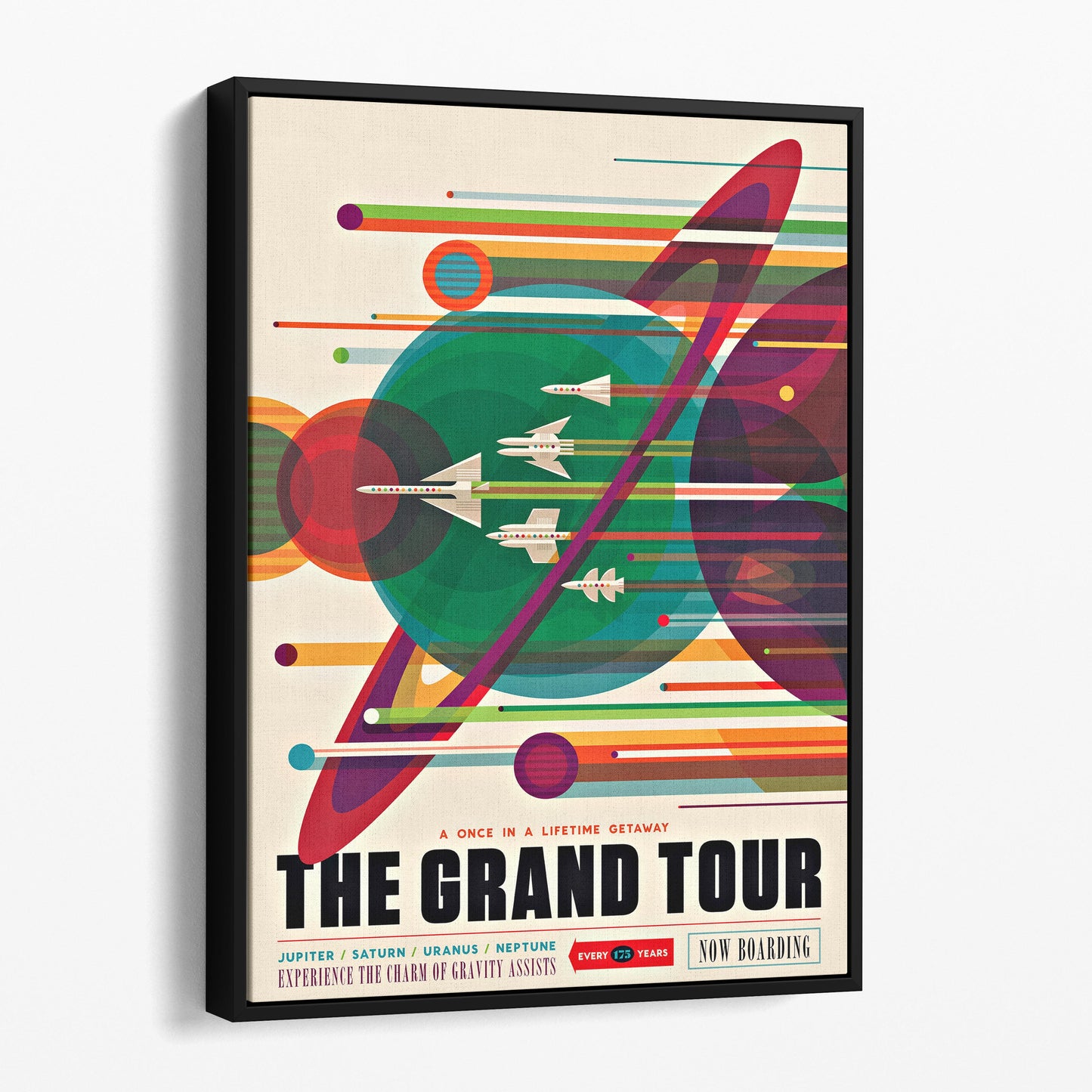The Grand Tour NASA Vintage Poster