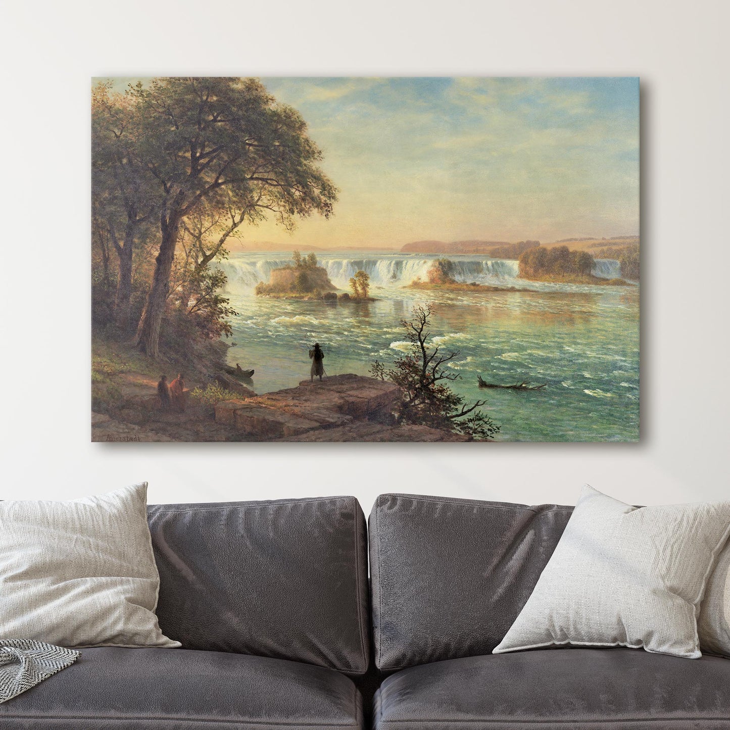 The Falls of Saint Anthony by Albert Bierstadt