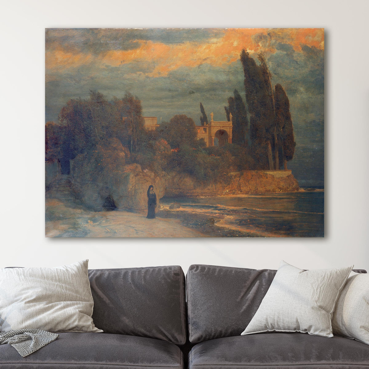 Villa by the Sea - Arnold Böcklin