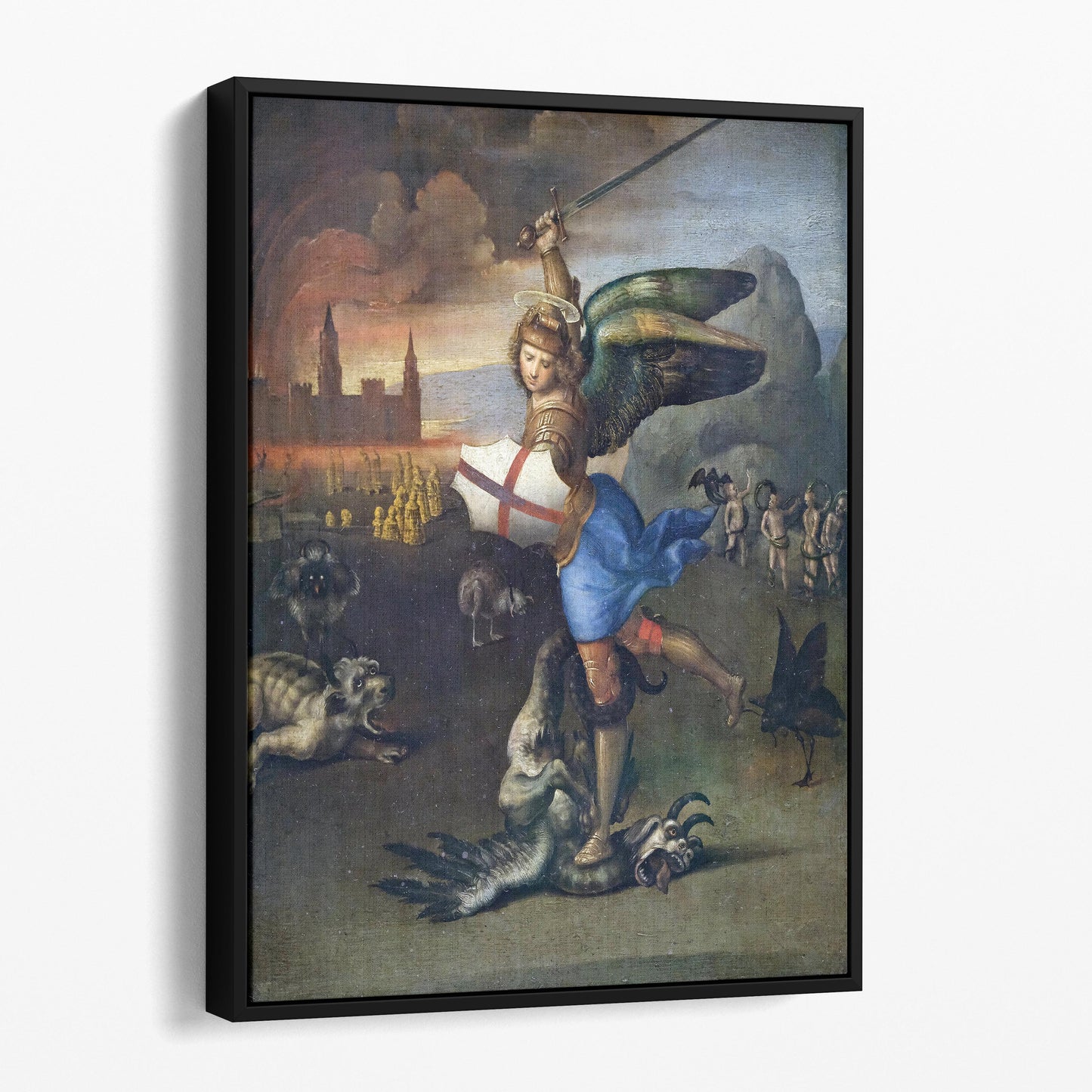 Saint Michael Vanquishing Satan - Raphael