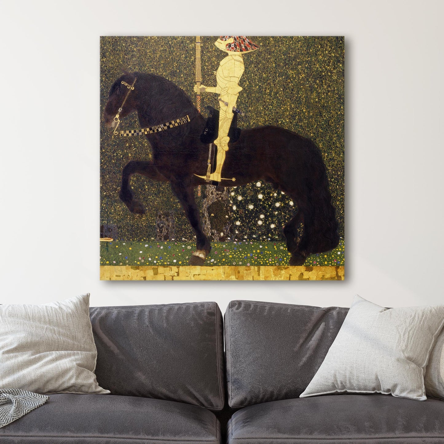 The Golden Knight by Gustav Klimt