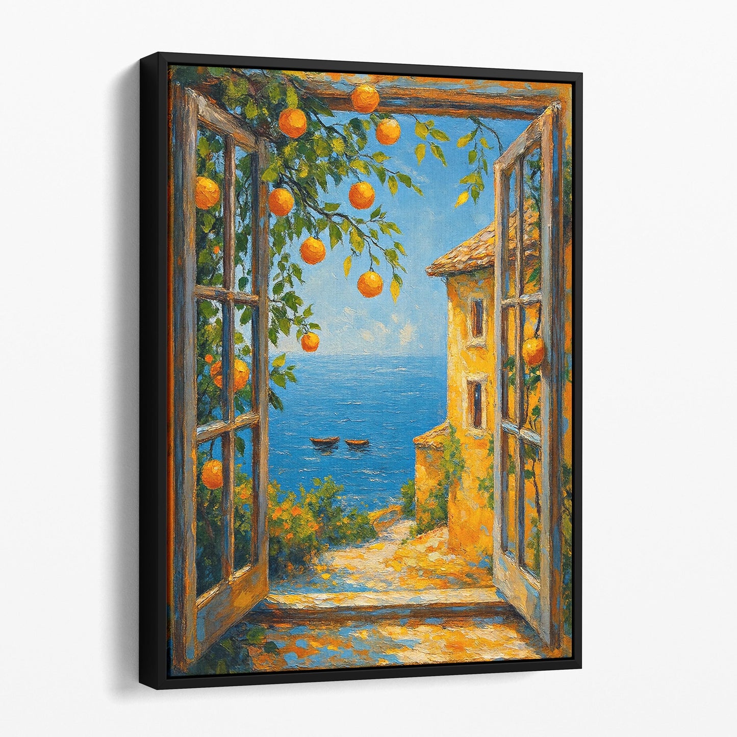 Open Window To The Sea Henri Matisse Style