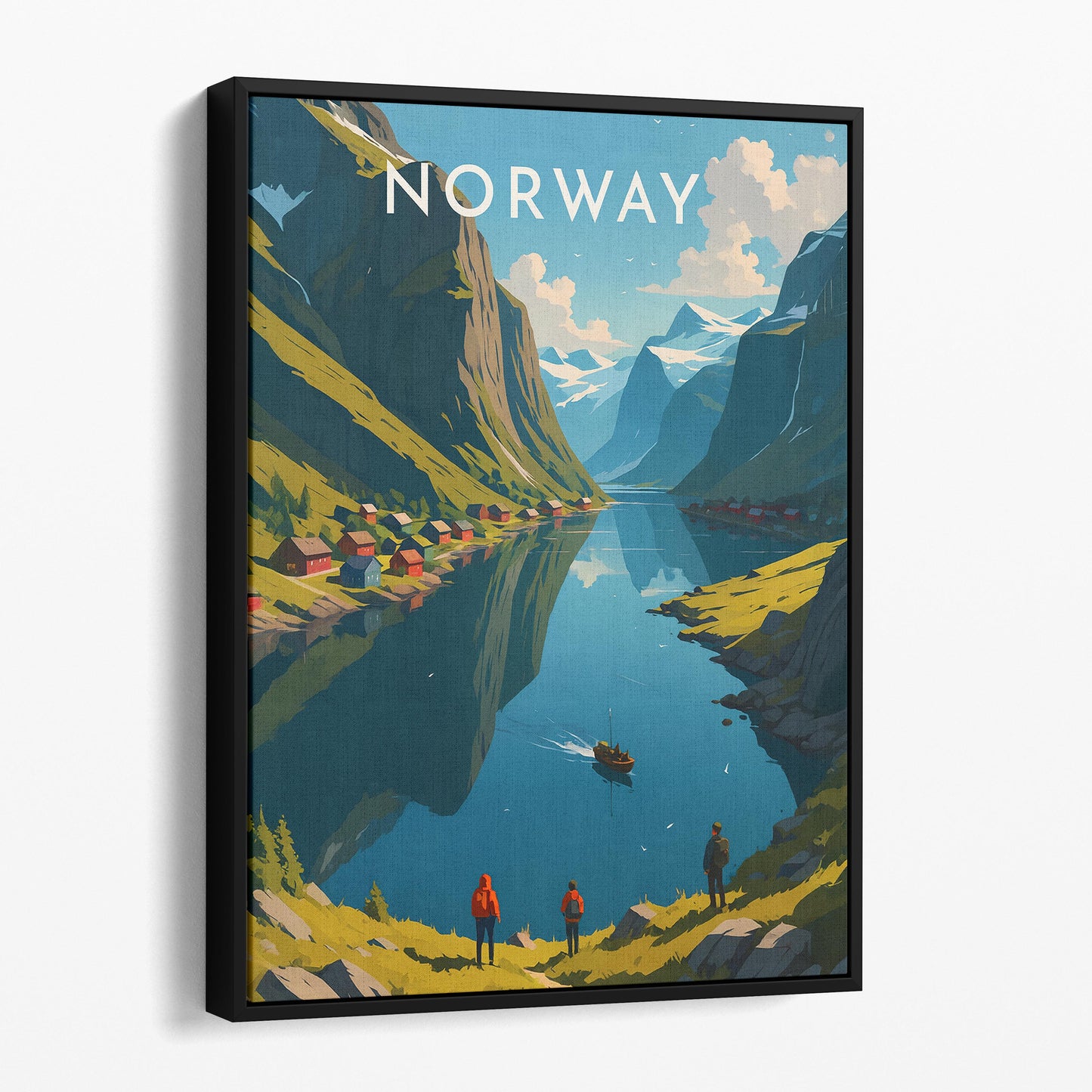 Norway Vintage Travel Poster