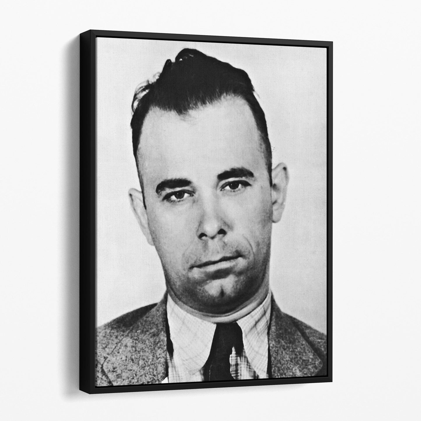 Mug Shot of Depression-Era Outlaw Gangster John Dillinger, 1930s