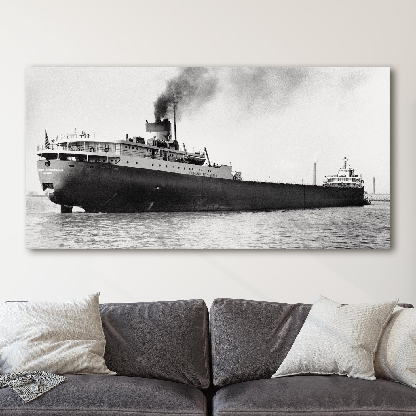 SS Edmund Fitzgerald Great Lakes Freighter Ship