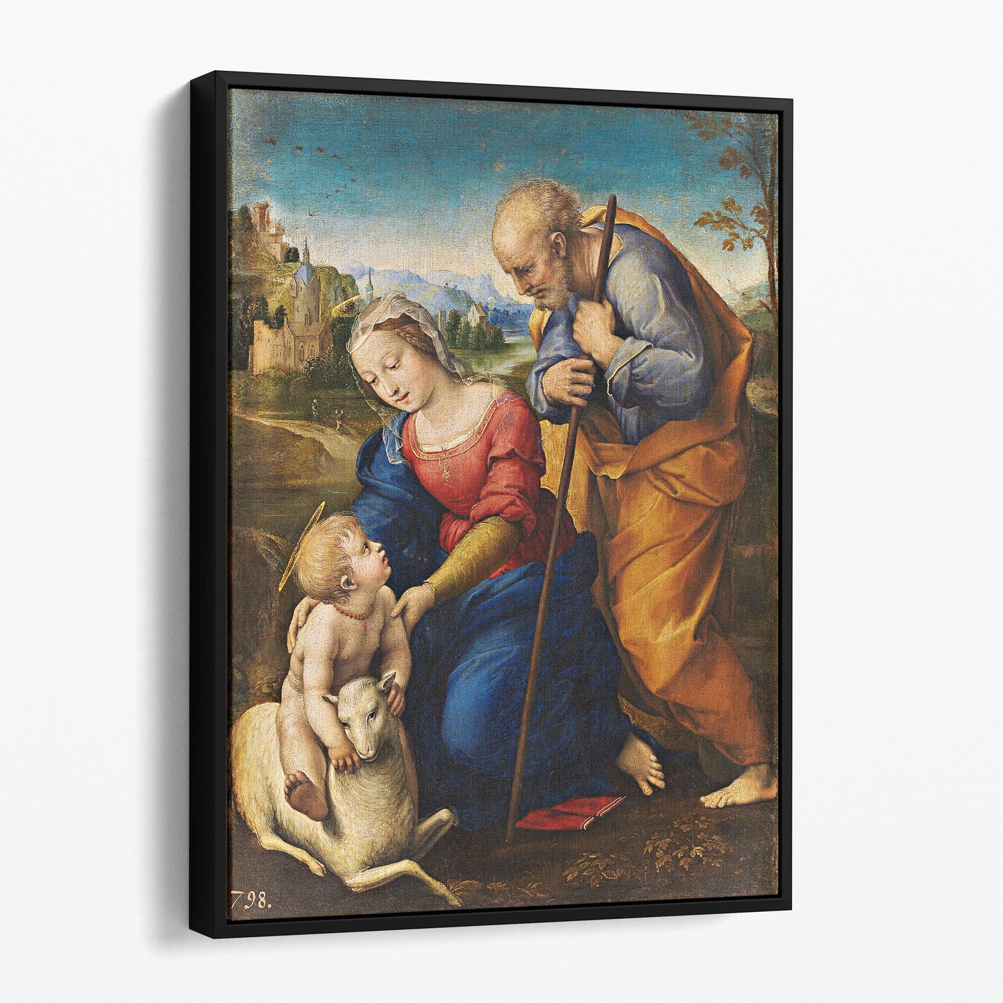 The Holy Family With A Lamb 1507 by Raphael