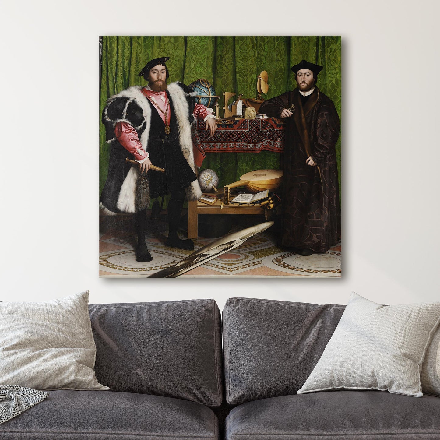 The Ambassadors by Hans Holbein the Younger