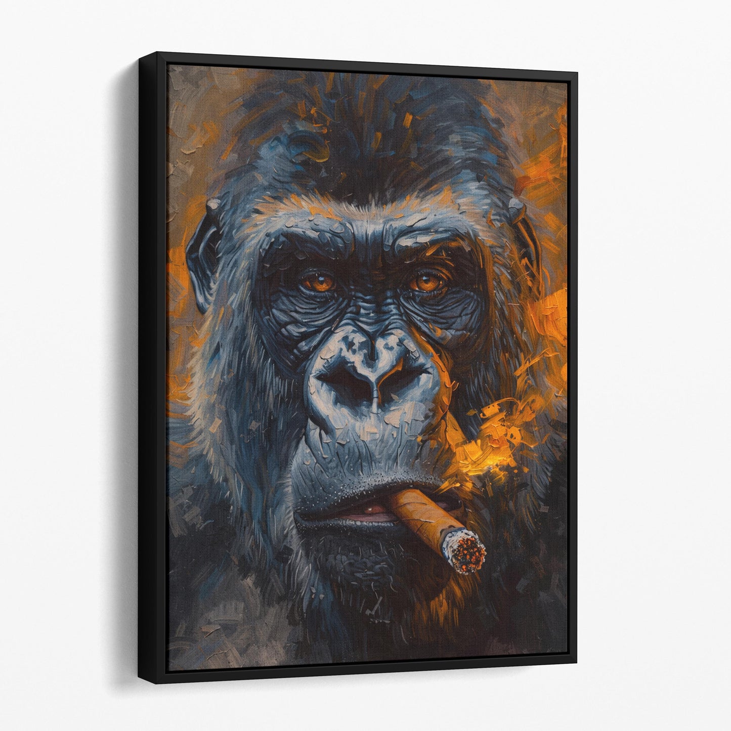 Gorilla Smoking A Cigar