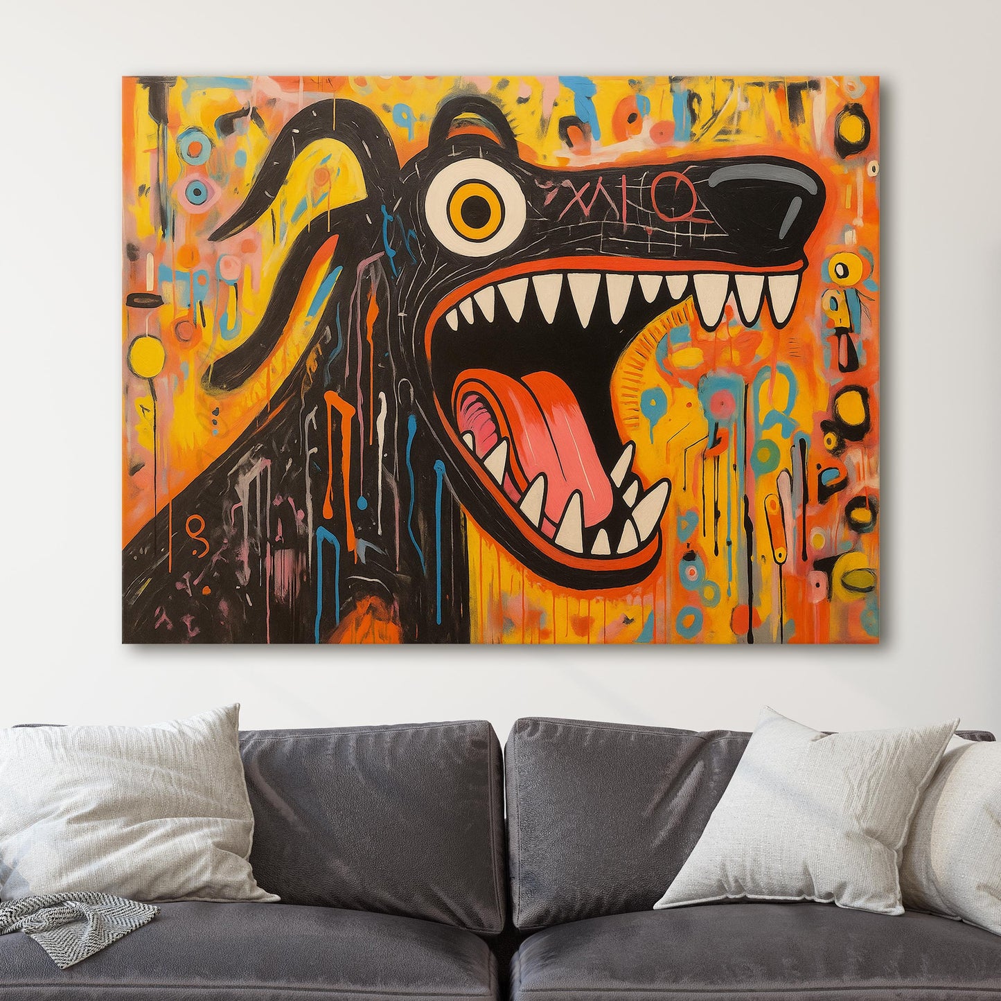 Graffiti Abstract Dog