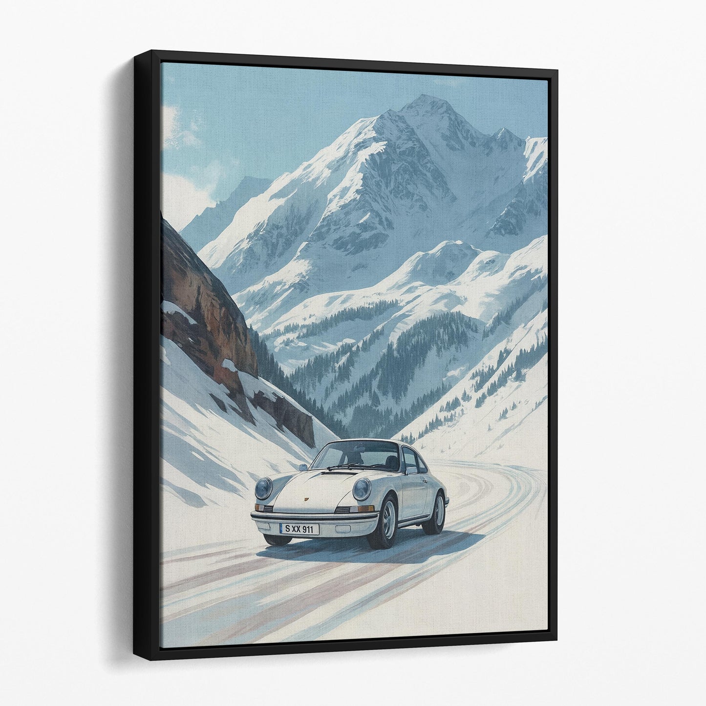 Porsche 911 In The Mountains