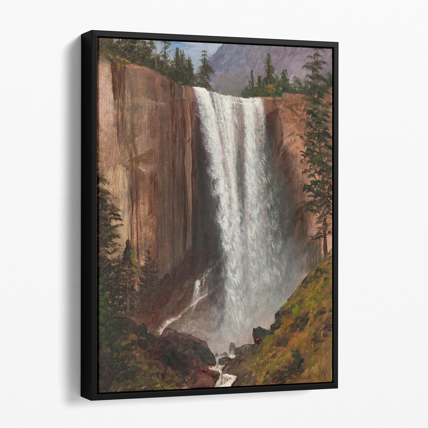 Vernal Fall (1863) by Albert Bierstadt