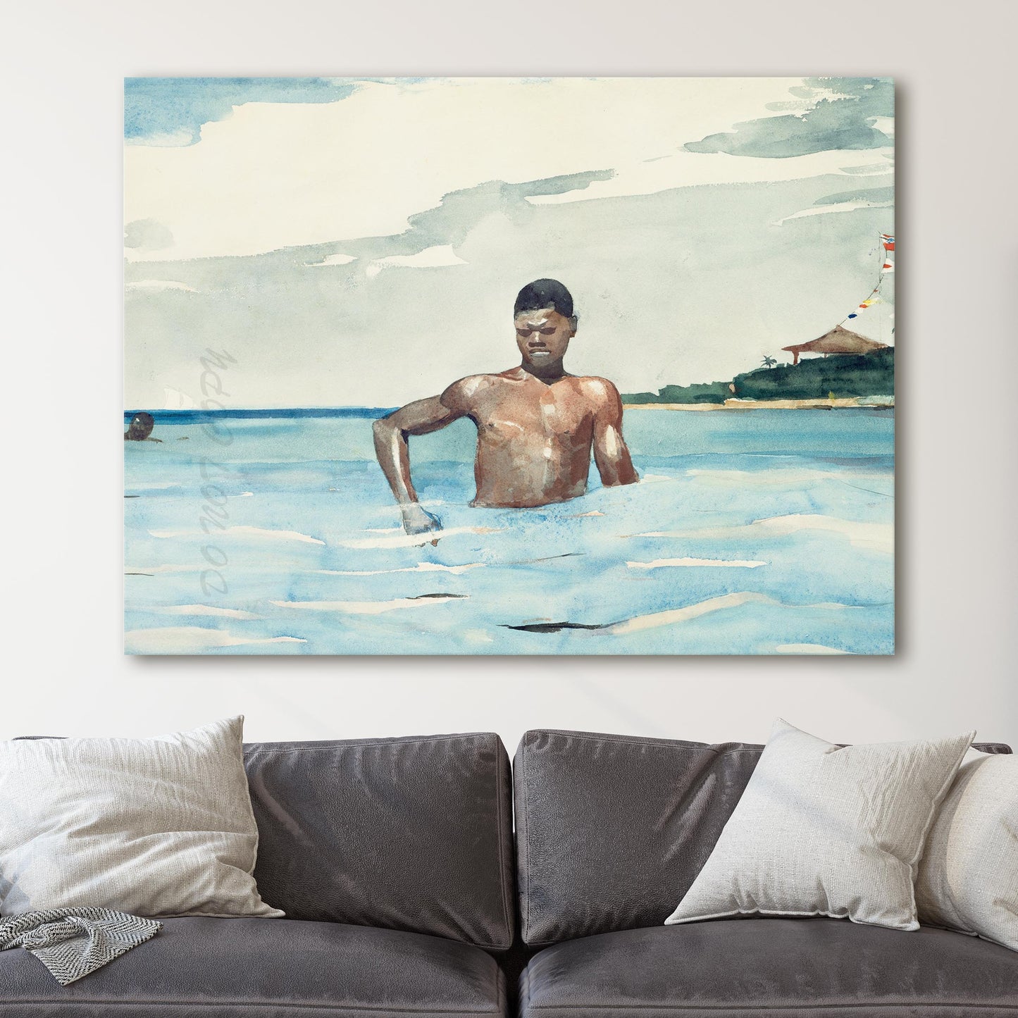 The Bather by Winslow Homer