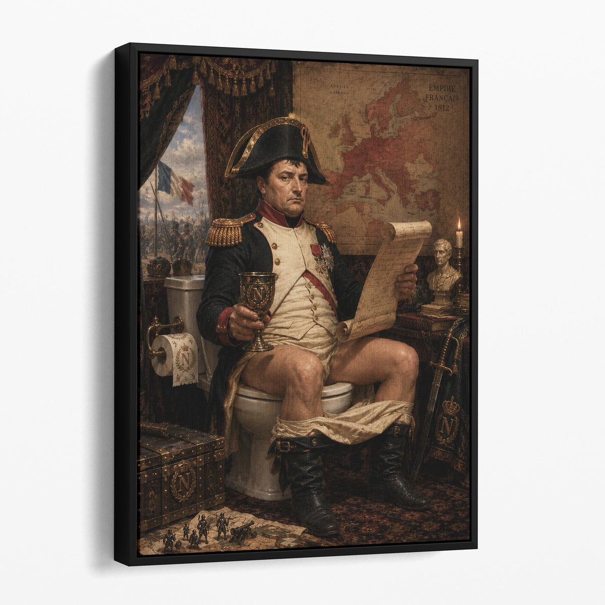 Napoleon Bonaparte On The Toilet