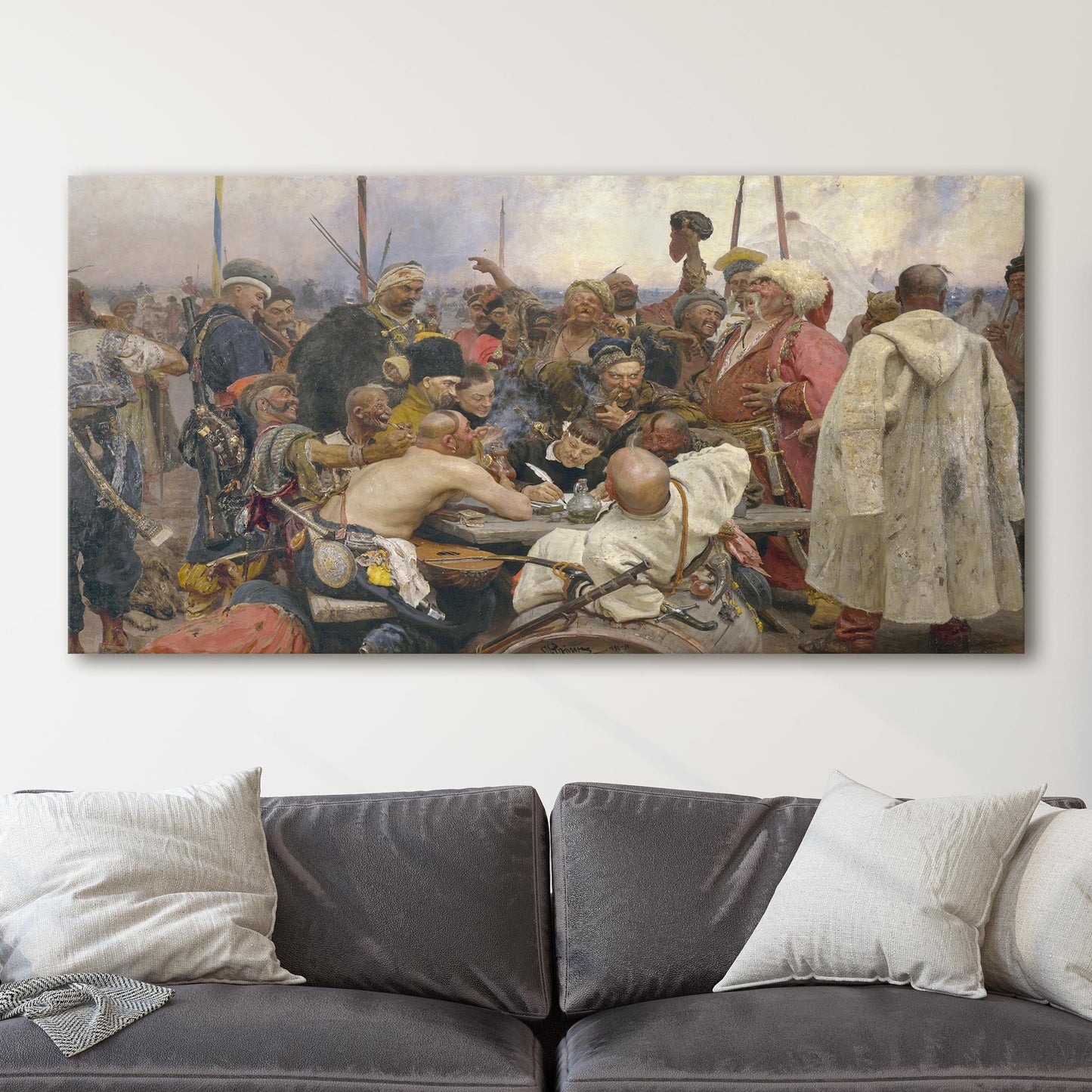 Reply of the Zaporozhian Cossacks - Ilya Repin