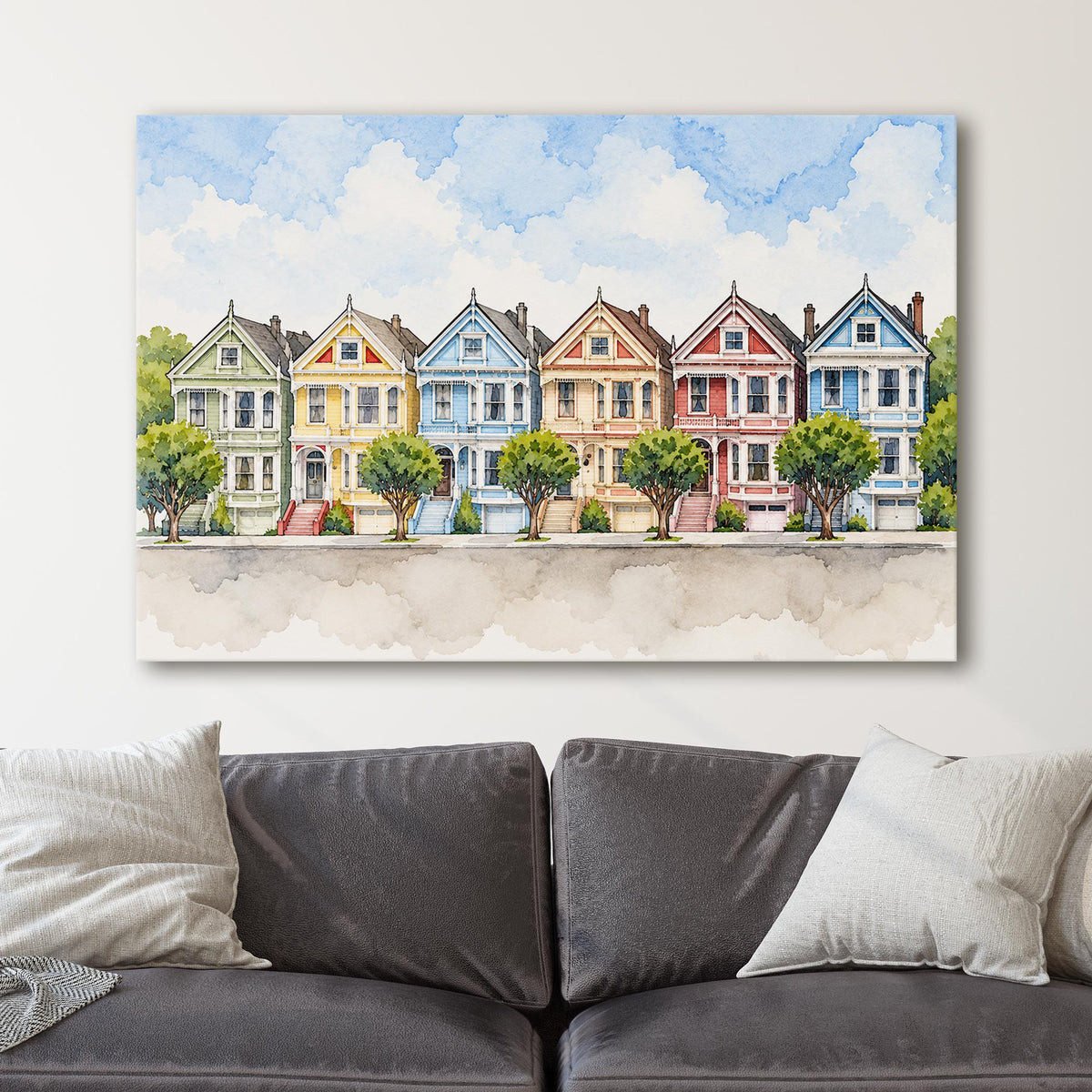 Painted Ladies Row Houses, San Francisco