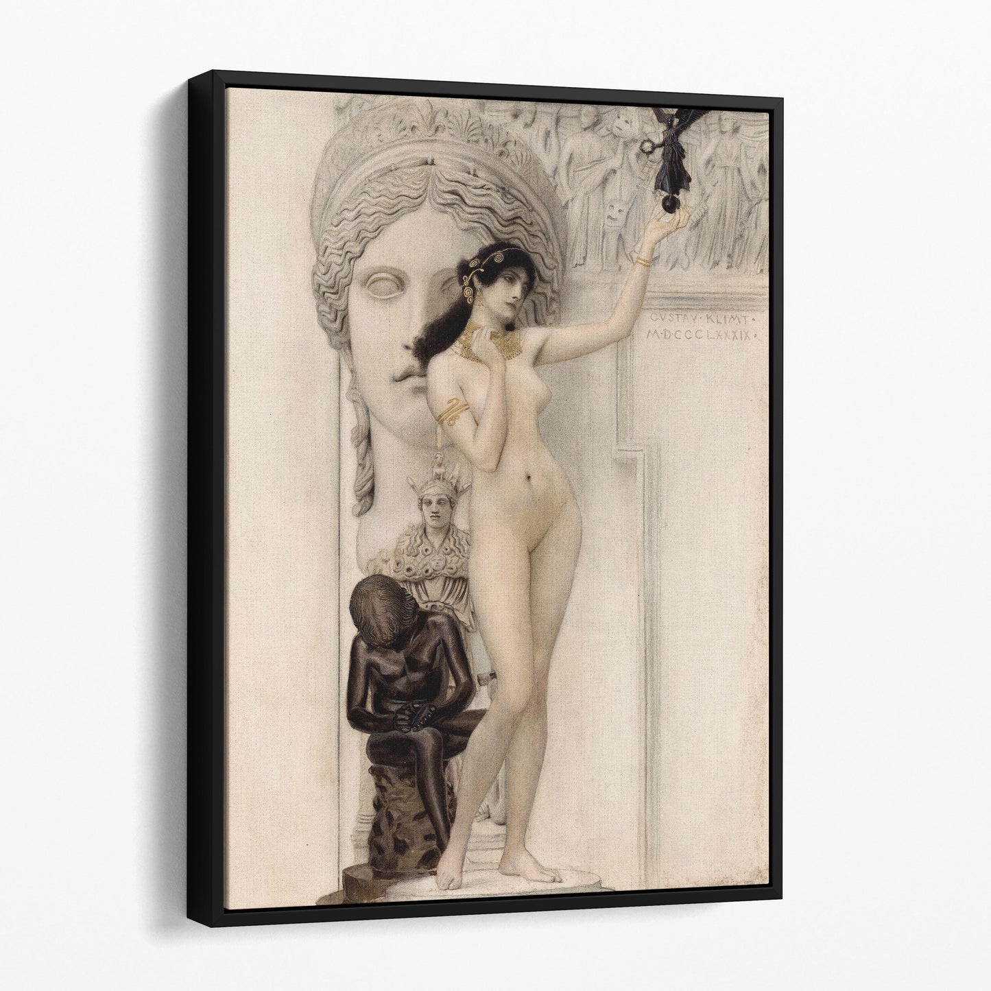 Allegory of Sculpture by Gustav Klimt
