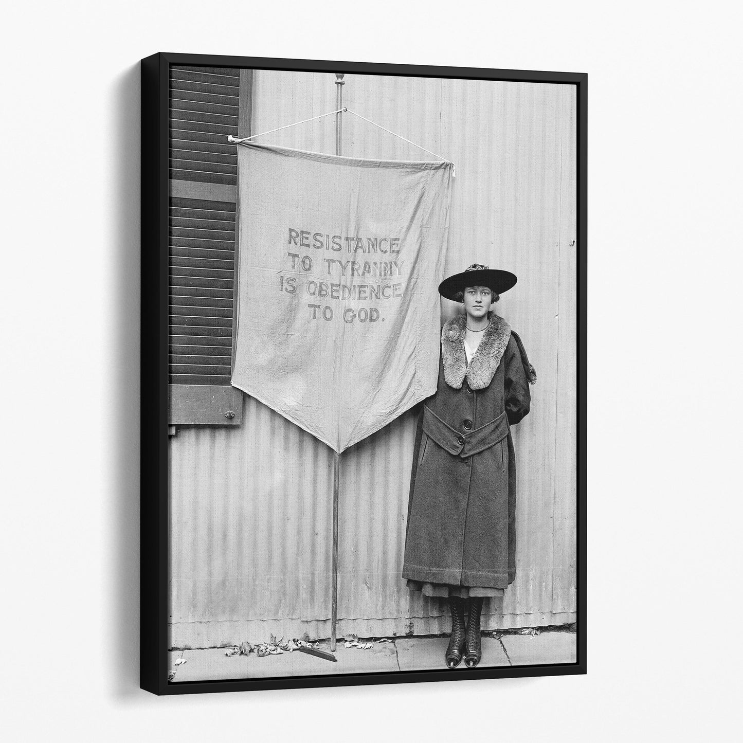 Suffragette Helen Hitchcock - Equal Rights Protest, 1914
