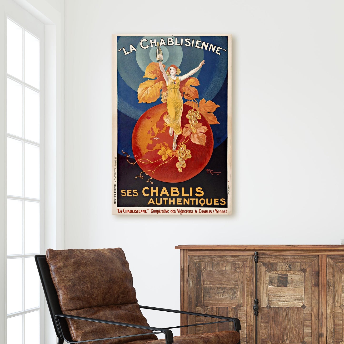 La Chablisienne Vintage Ad