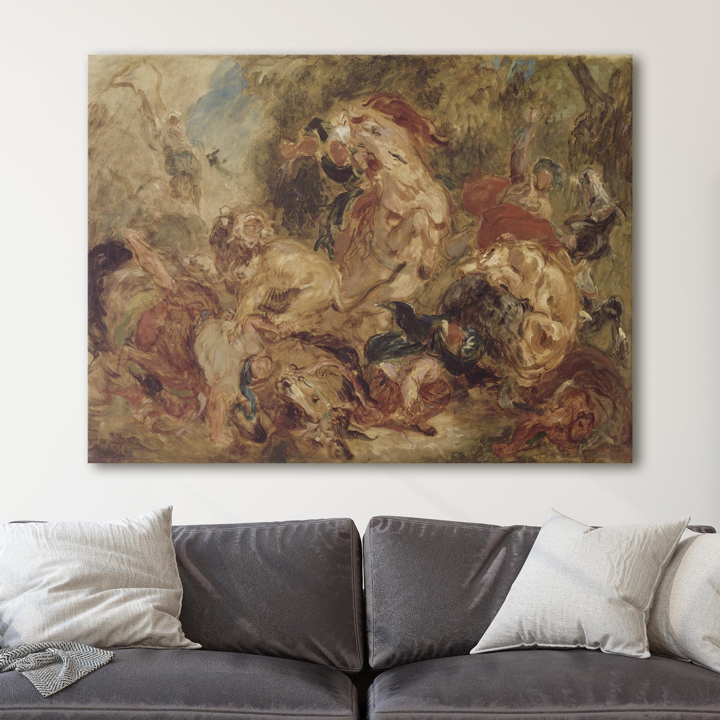 The Lion Hunt - Eugène Delacroix