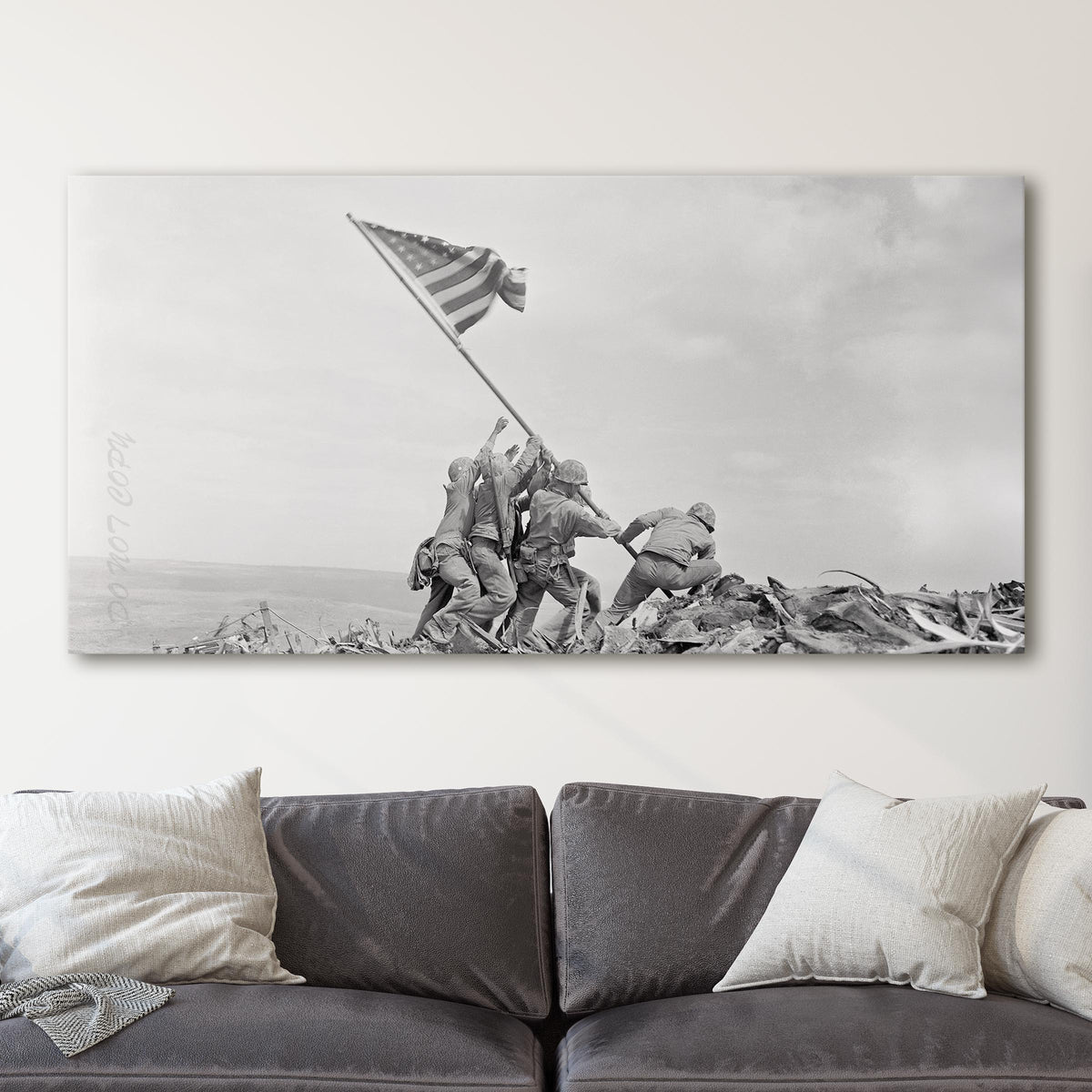 Raising the Flag on Iwo Jima, World War Two