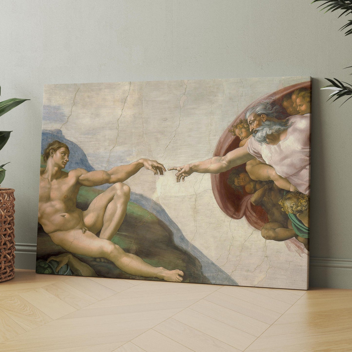 The Creation of Adam by Michelangelo