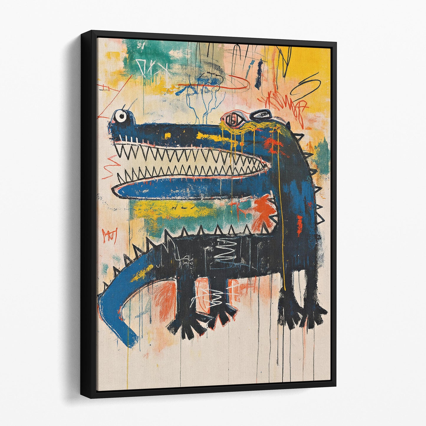 Crocodile Abstract Graffiti