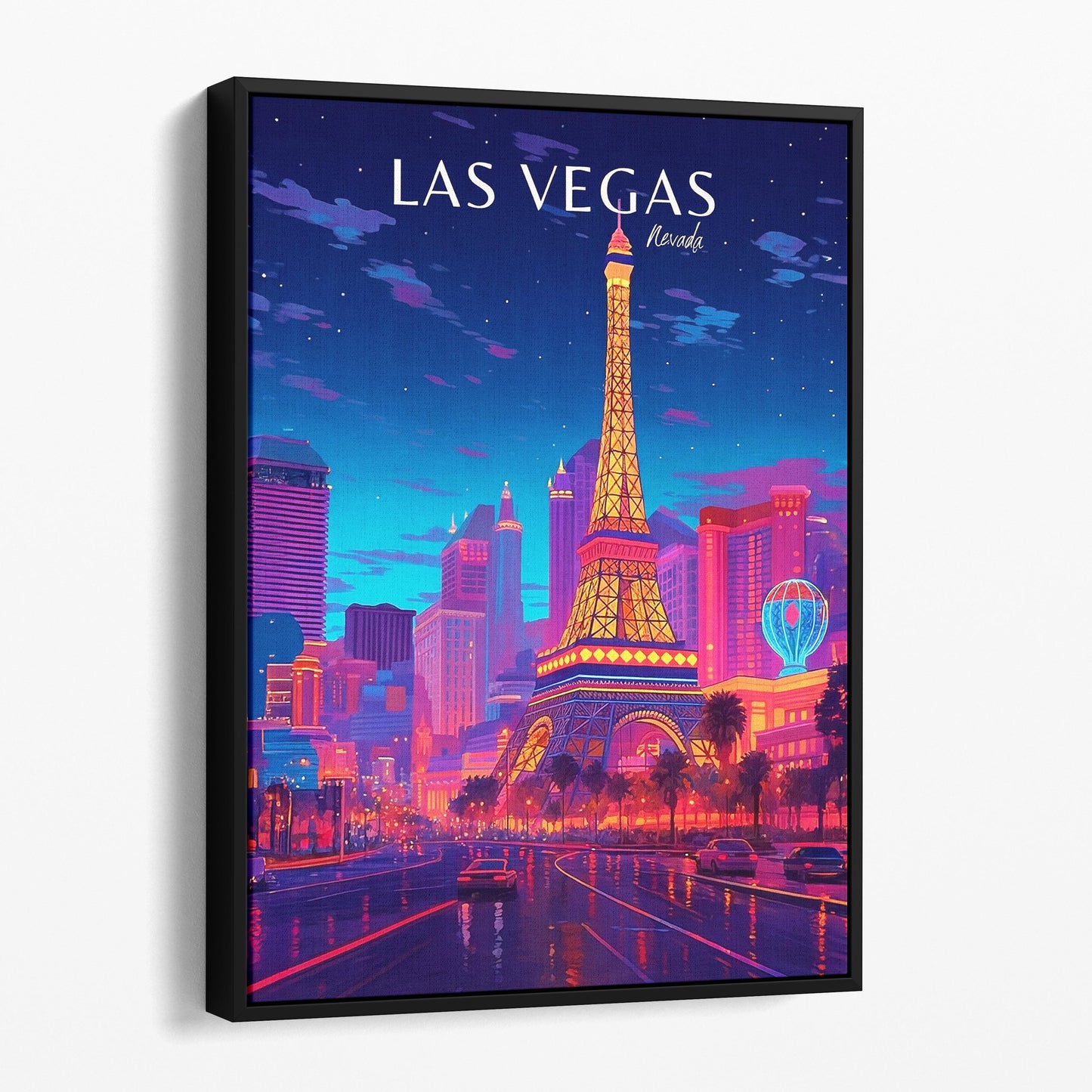 Las Vegas Vintage Travel Poster
