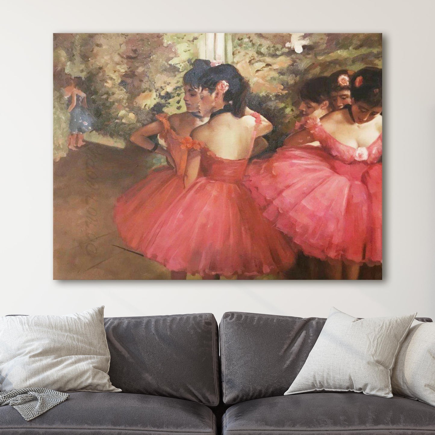 Dancers in Pink by Edgar Degas