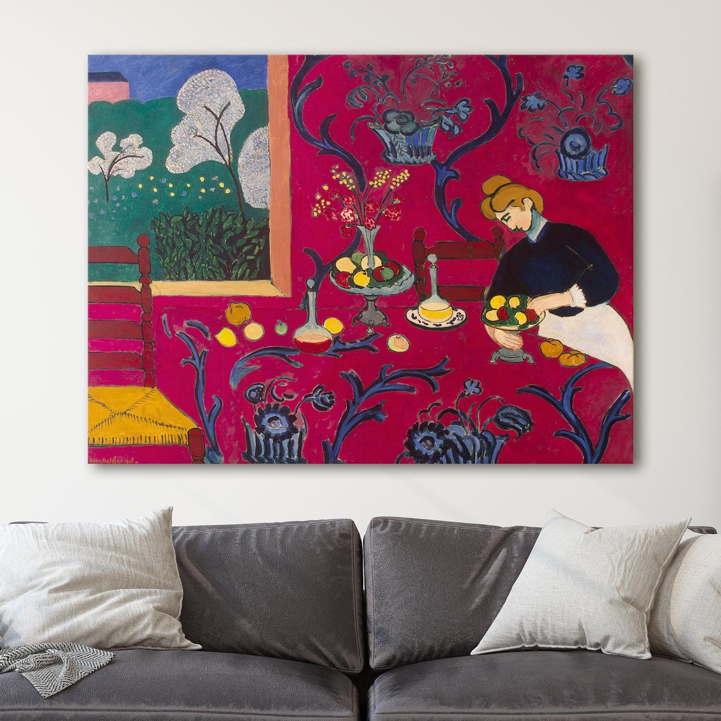 Harmony in Red 1908 by Henri Matisse