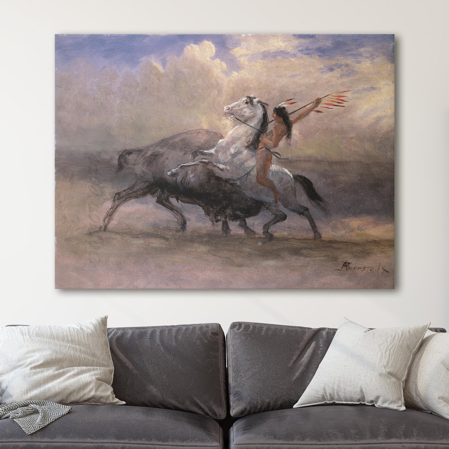 The Last of the Buffalo by Albert Bierstadt