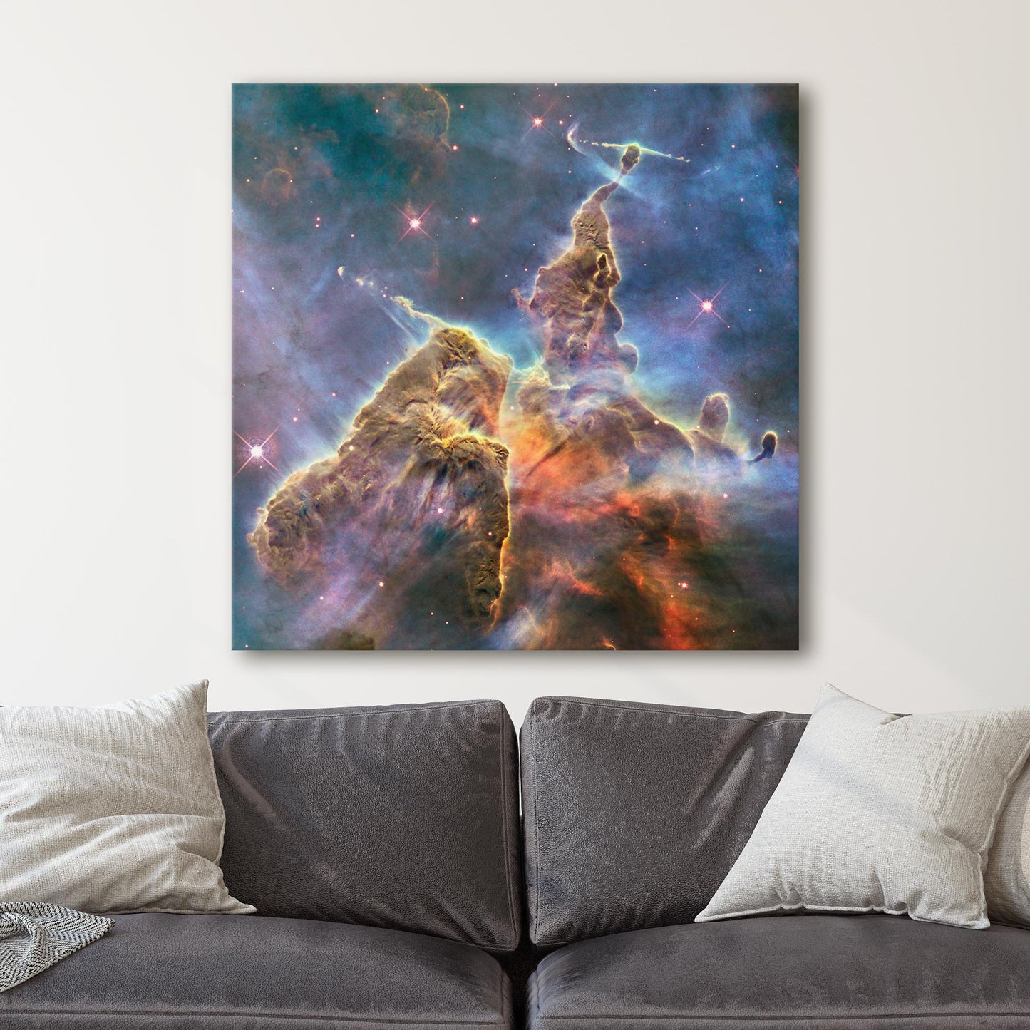 Mystic Mountain in Carina Nebula (NASA Hubble Space Telescope)