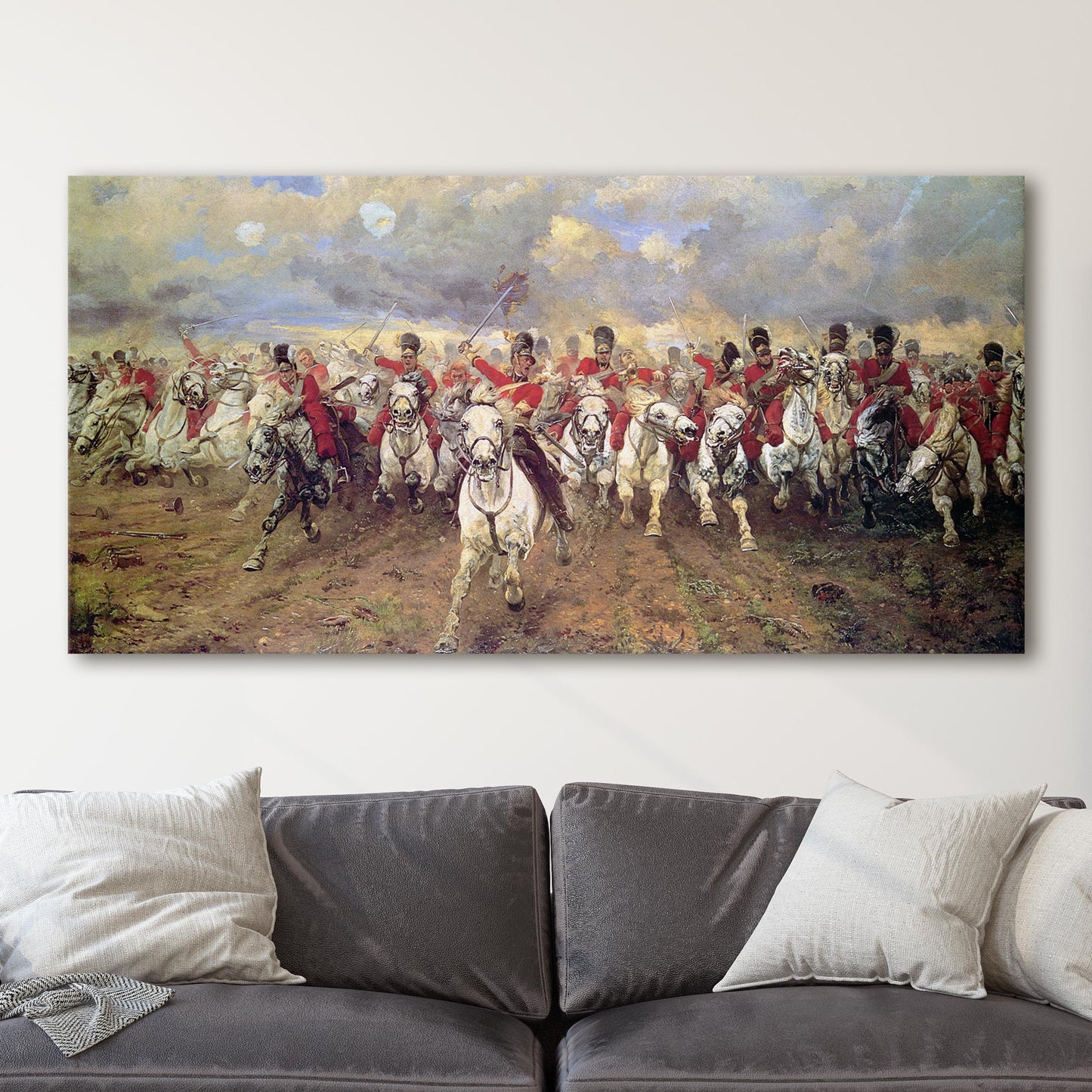 Scotland Forever Cavalry Charge of the Royal Scots Greys Battle of Waterloo By Lady Elizabeth Butler