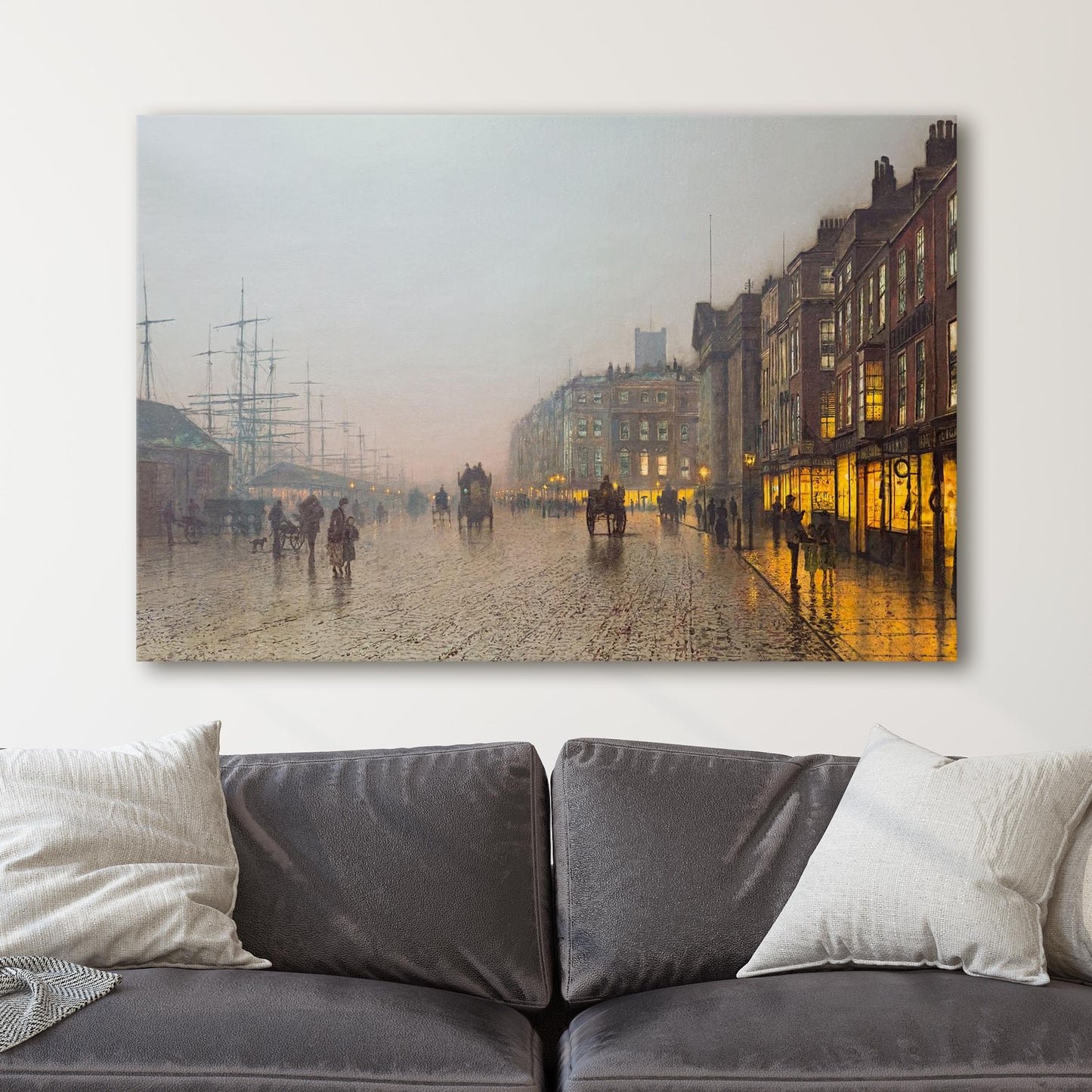 Liverpool from Wapping - John Atkinson Grimshaw