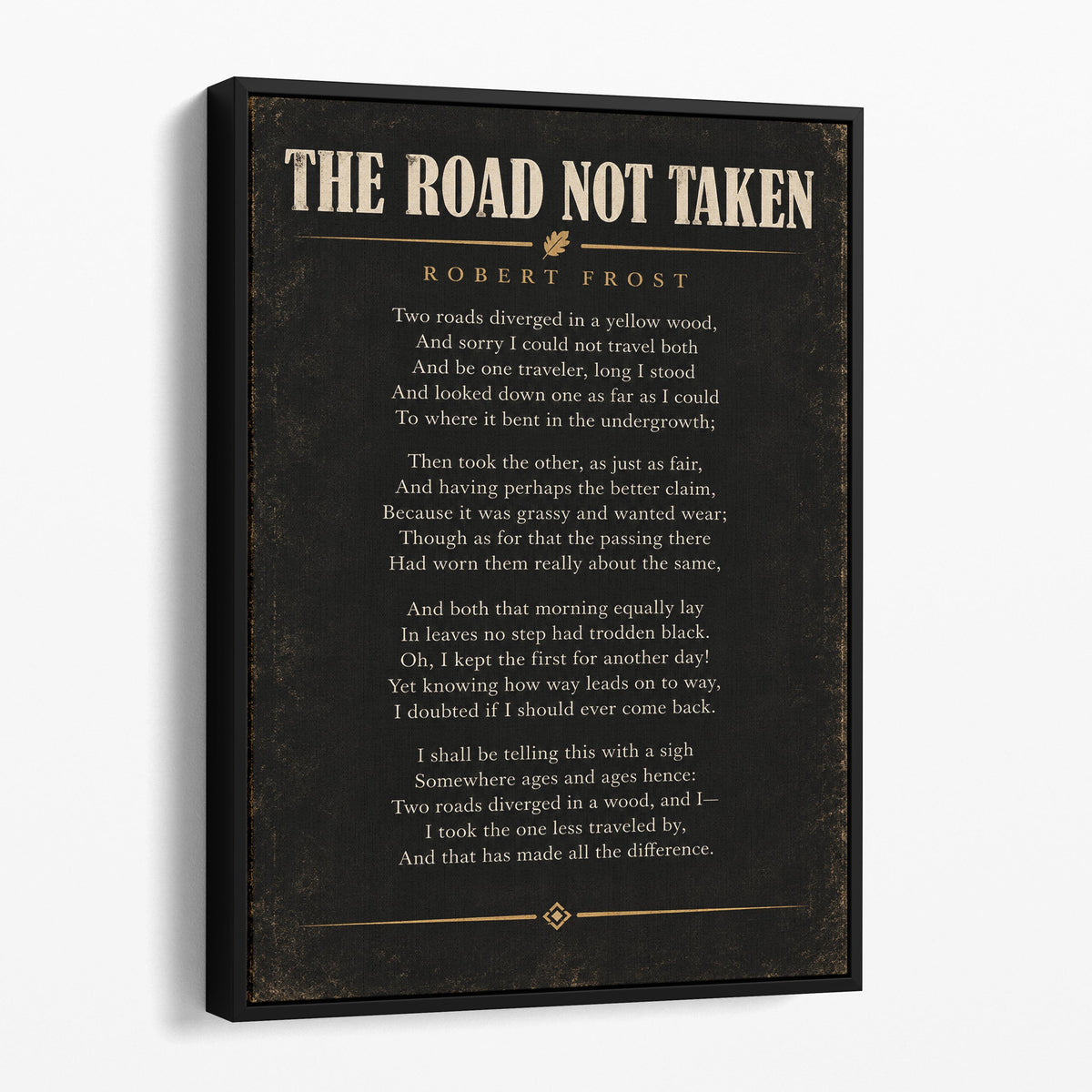 The Road Not Taken - Robert Frost