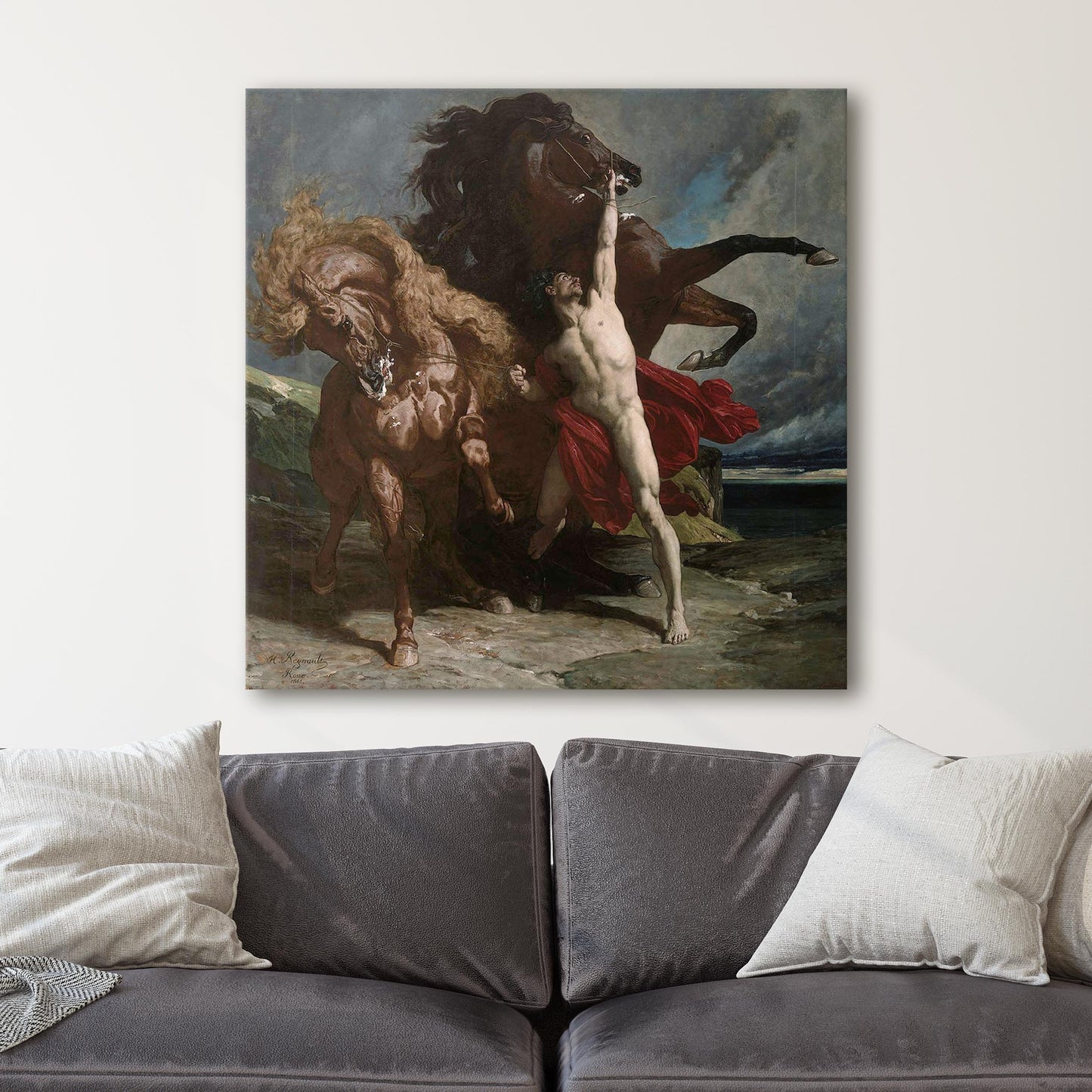 Automedon with the Horses of Achilles - Henri Regnault