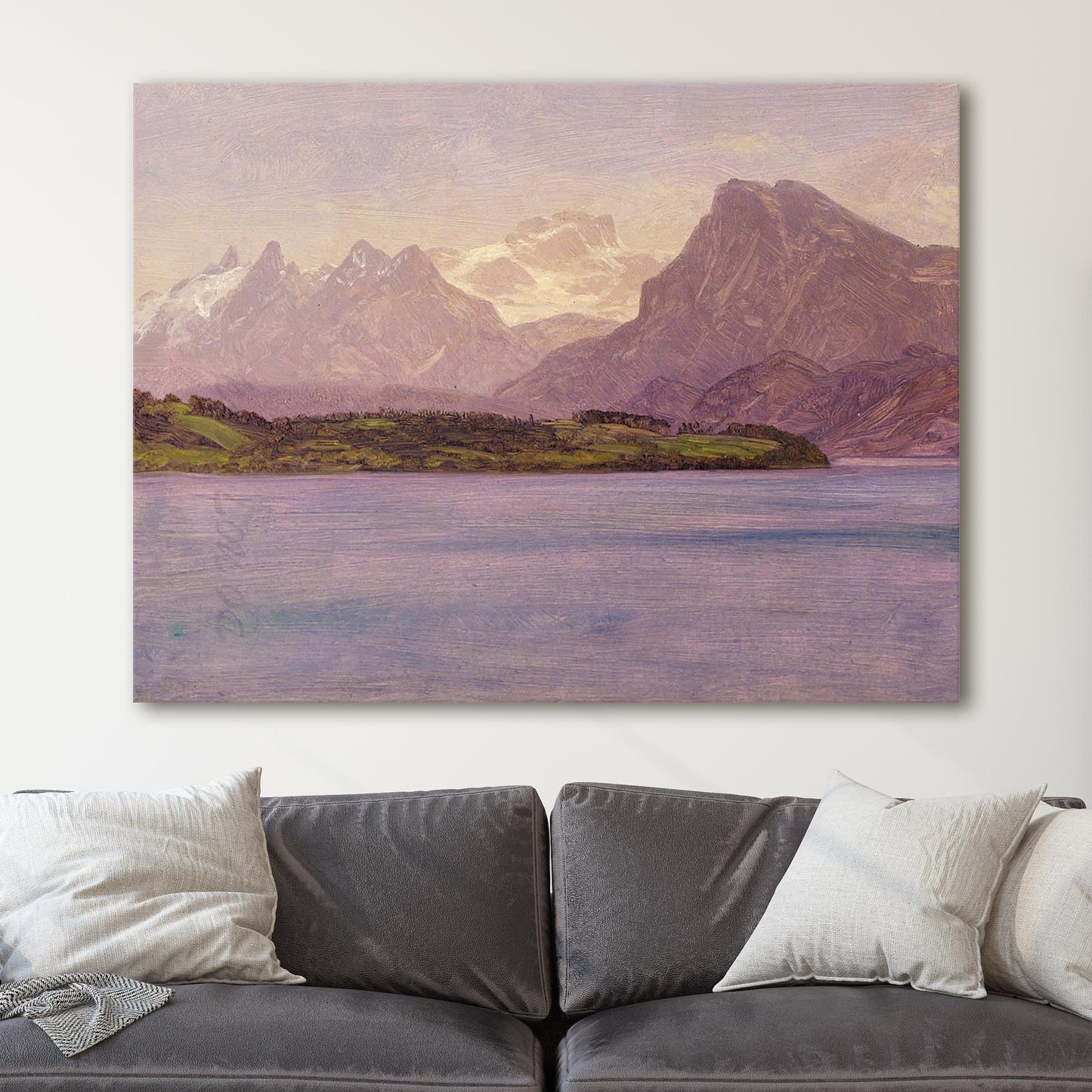 Alaskan Coastal Range by Albert Bierstadt