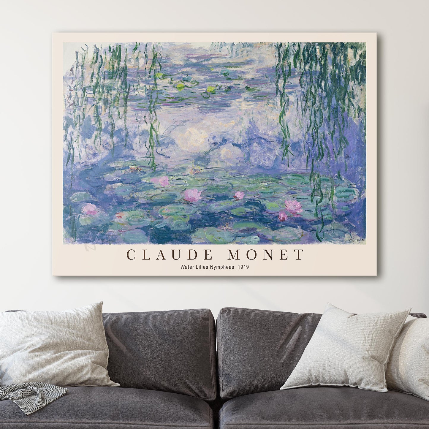 Claude Monet - Water Lilies Nympheas (1919)