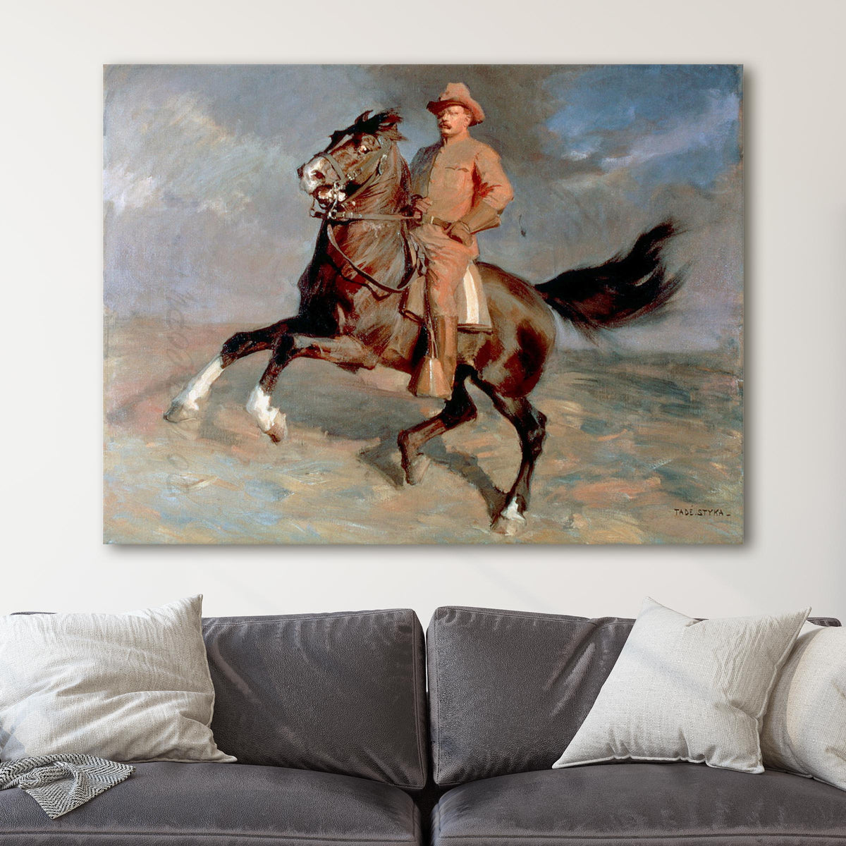 Theodore Roosevelt by Tadé Styka