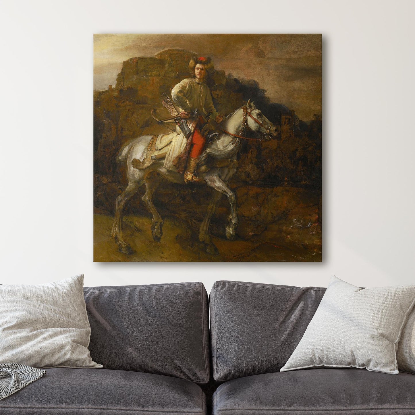 The Polish Rider 1655 by Rembrandt Van Rijn
