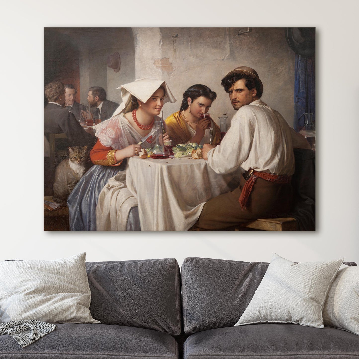 In a Roman Osteria by Carl Bloch
