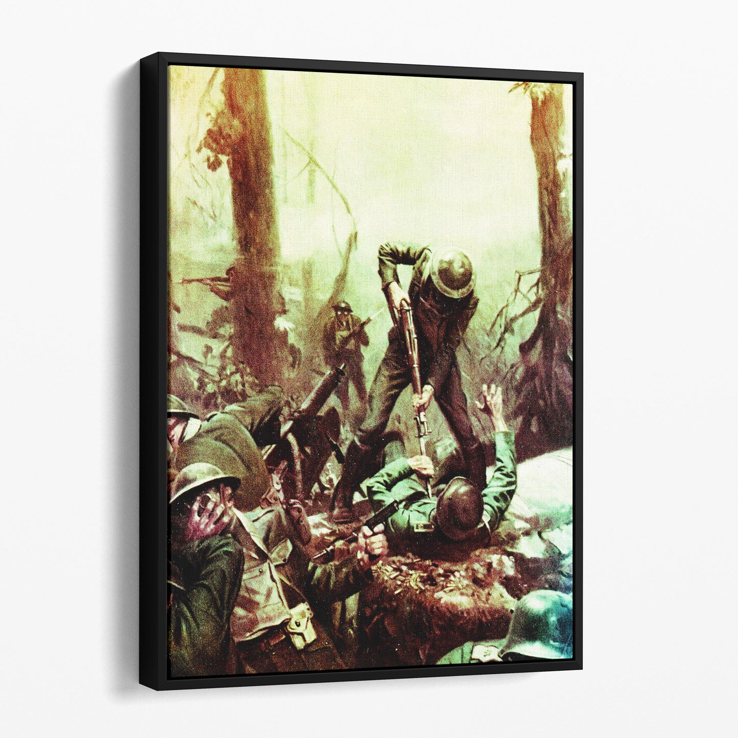 American Marines In The Battle of Belleau Wood, June 1918 World War 1