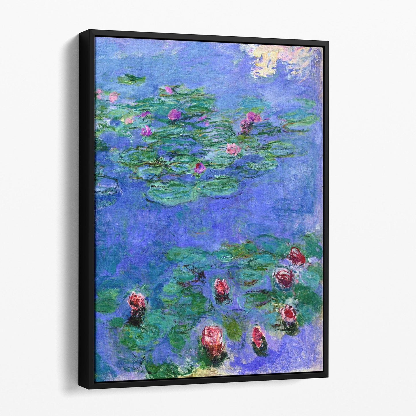 Water Lilies Red by Claude Monet