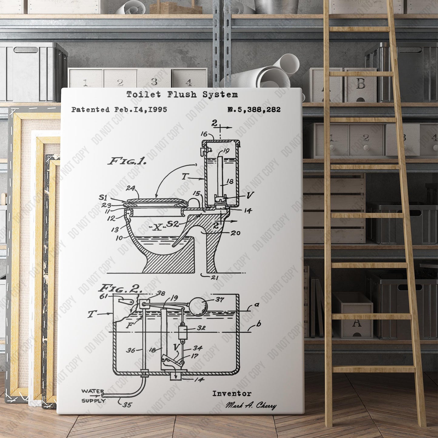 Toilet Blueprint Patent