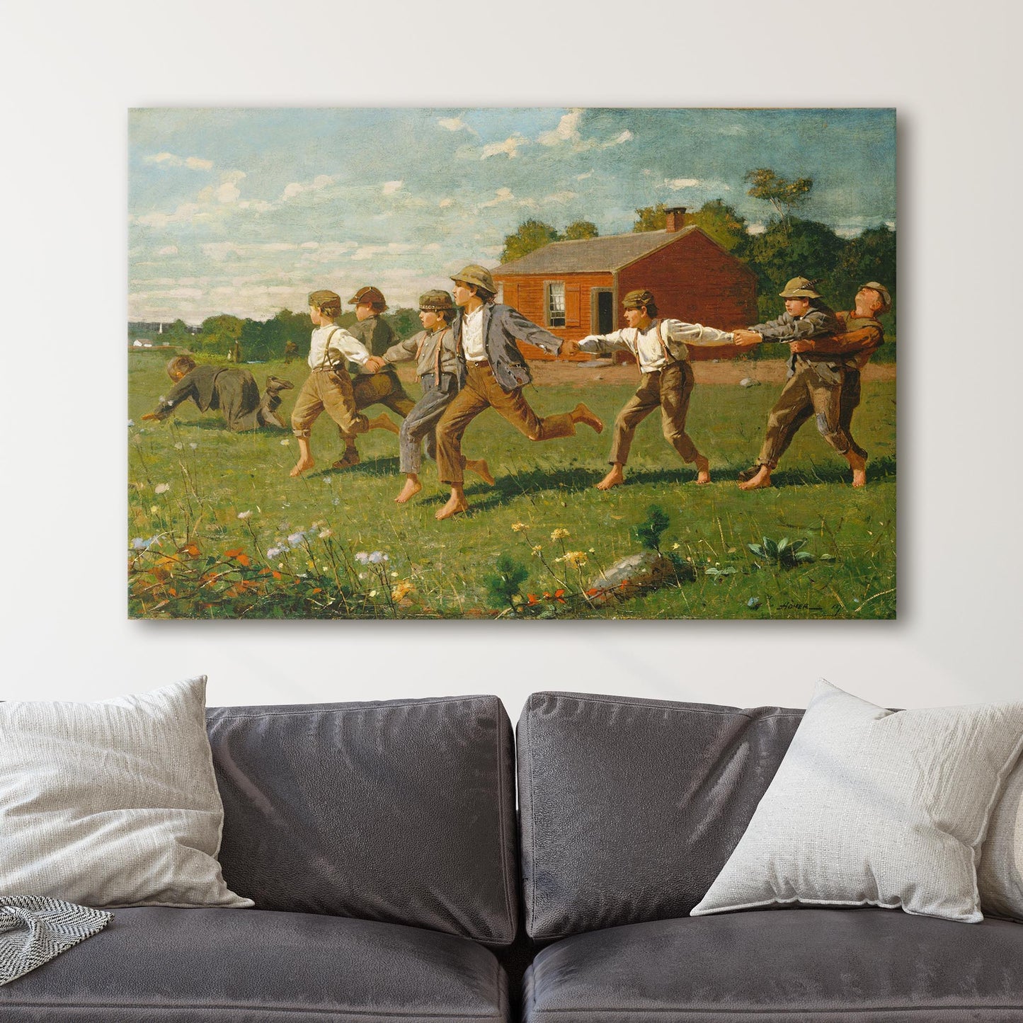 Snap the Whip by Winslow Homer