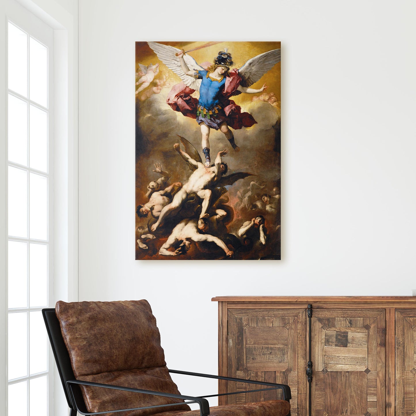 The Fall of The Rebel Angels by Luca Giordano