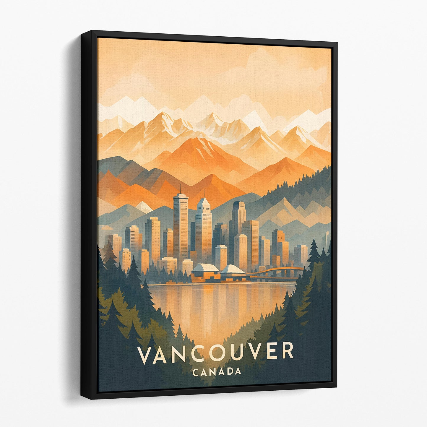 Vancouver Canada Travel Poster