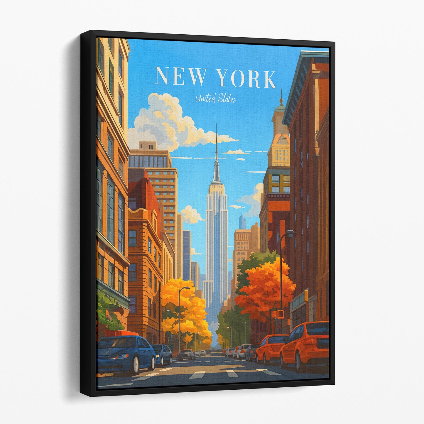 New York City Vintage Travel Poster